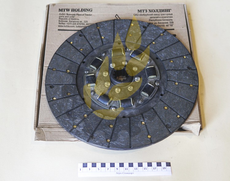85-1601130-01 Диск зчеплення ведений МТЗ 800/900/950/890/892/950/952/1221 (безасбест. накладки)
